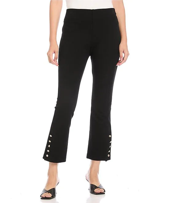 Karen Kane | Button Hem Cropped Pant (Final Sale)
