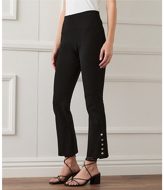 Karen Kane | Button Hem Cropped Pant (Final Sale)