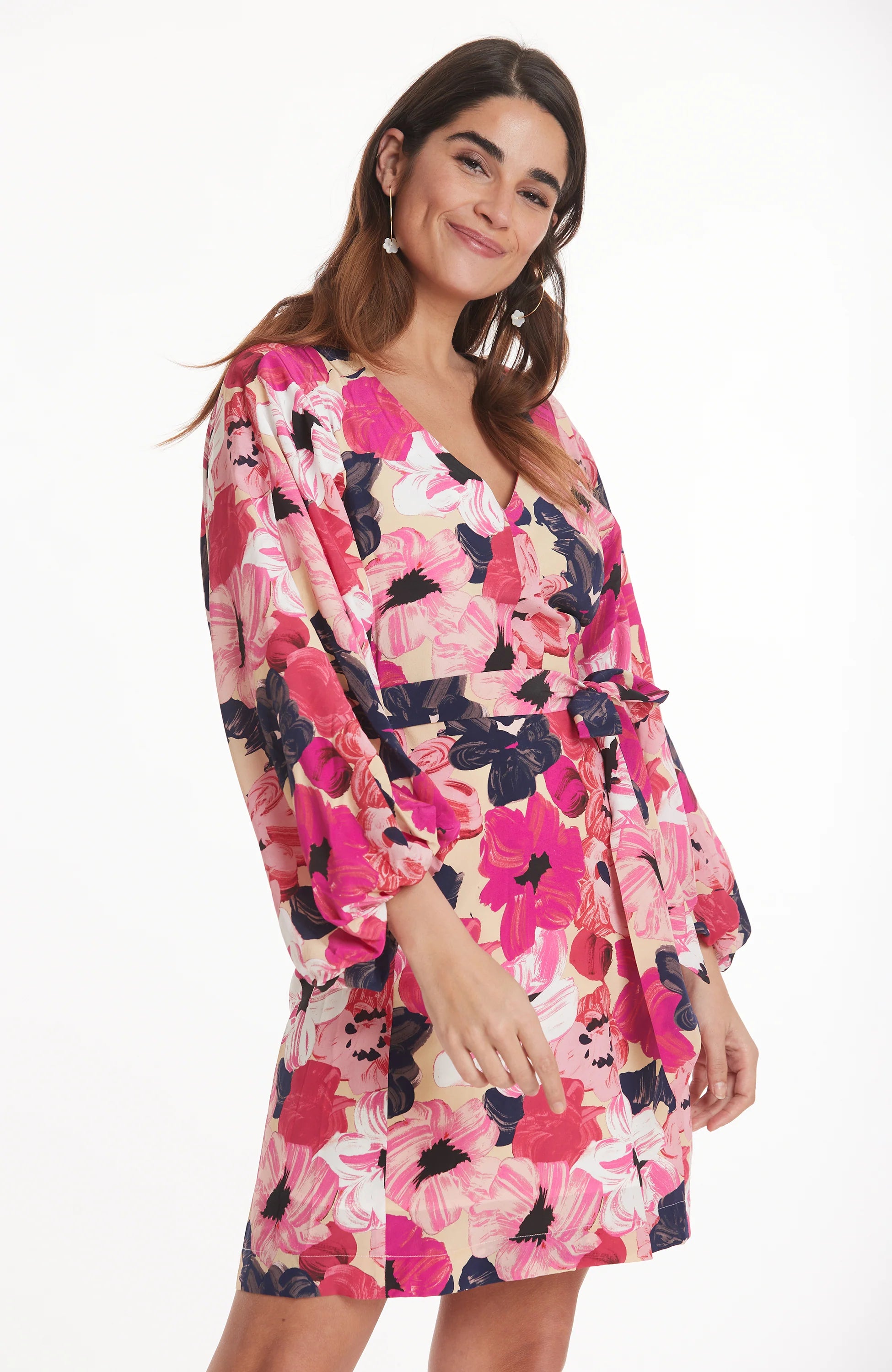 Val Silk Floral Dress (Final Sale)