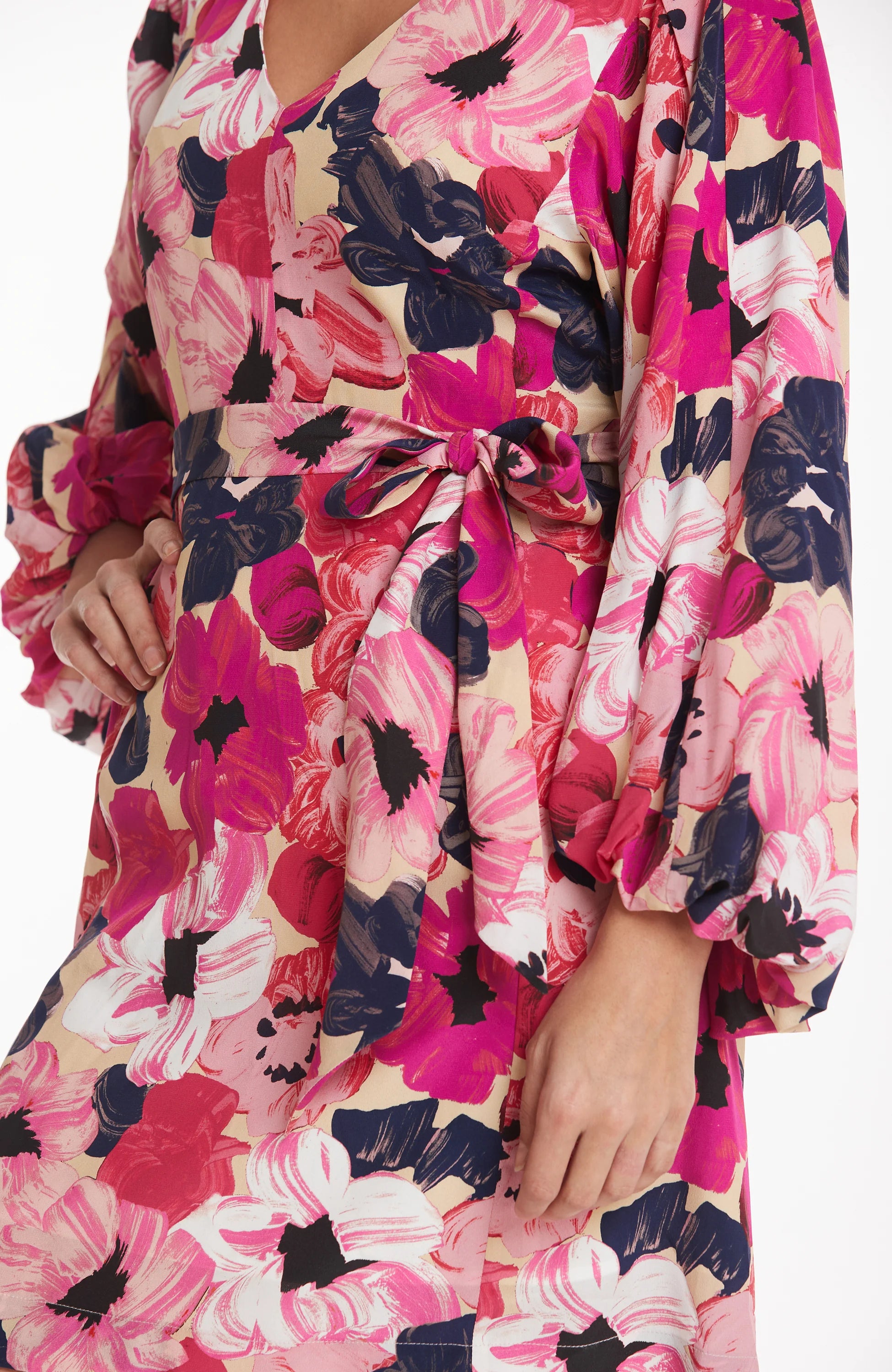 Val Silk Floral Dress (Final Sale)