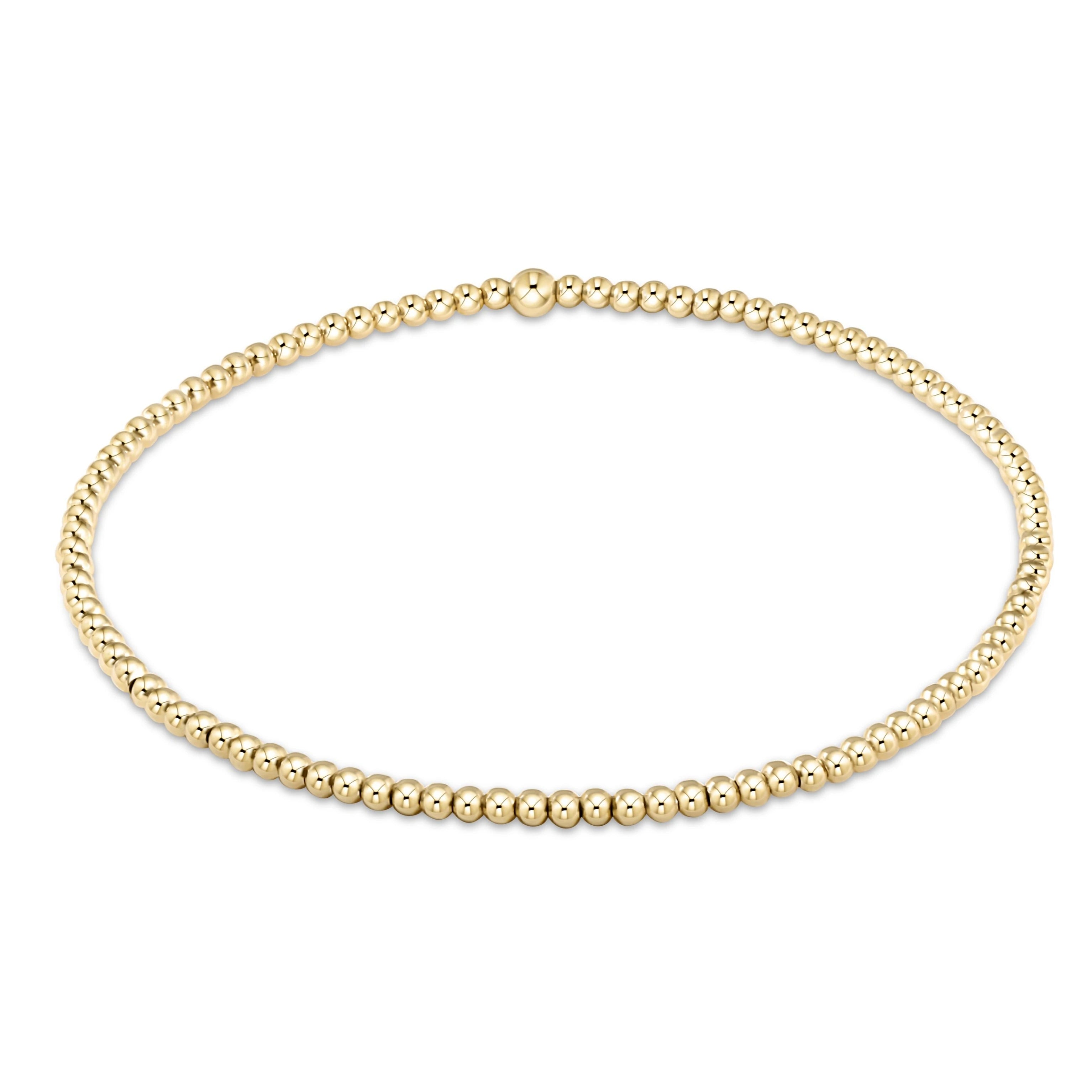Enewton | Classic Gold 2mm Bead Bracelet