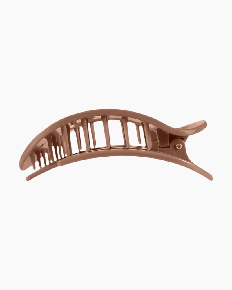Teleties | Mocha Mousse Large Flat Round Clip
