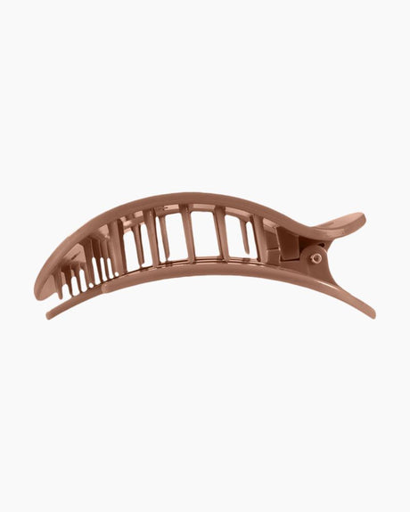 Teleties | Mocha Mousse Large Flat Round Clip