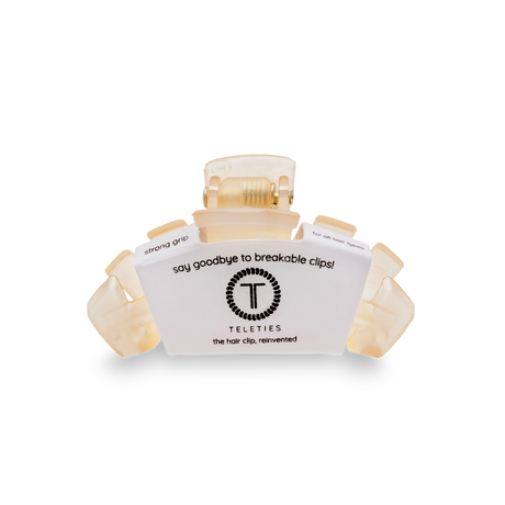 Teleties | Classic Almond Beige Tiny Hair Clip