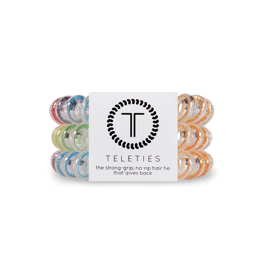 Teleties | Rainbow Daze - Large Spiral Hair Ties