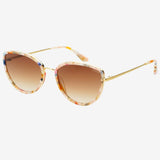 Freyrs | Luna Acetate Womens Cat Eye Sunglasses - Rose Tortoise