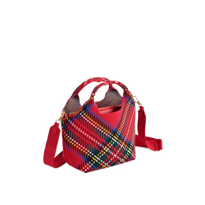 Shiraleah | Red Robbie Plaid Mini Tote