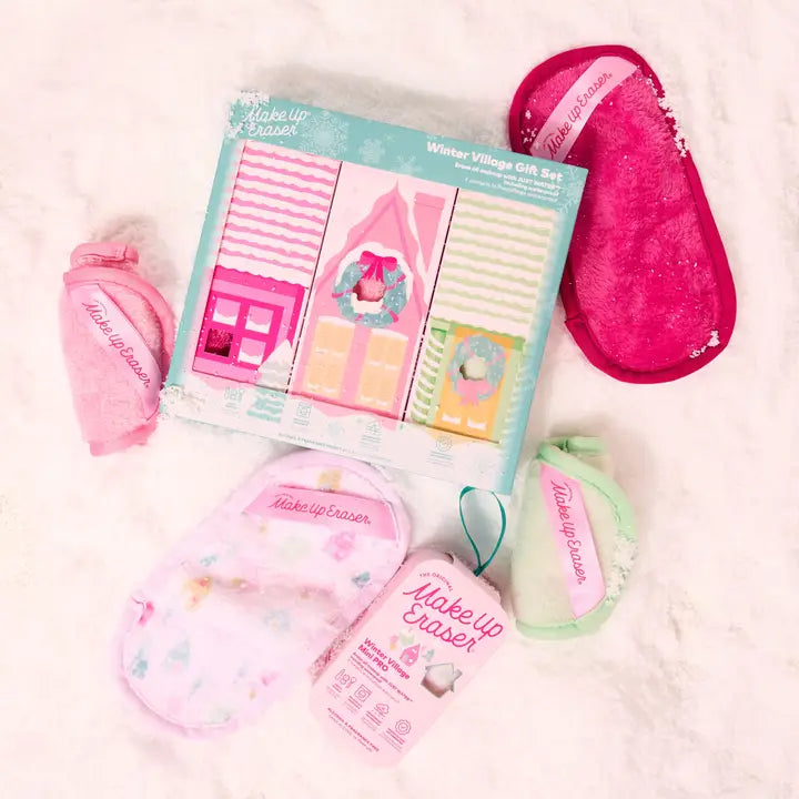 The Original MakeUp Eraser Winter Village 3pc Gift Set