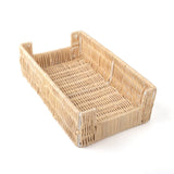 8 Oak Lane | Guest Towel Tray- Natural Rattan