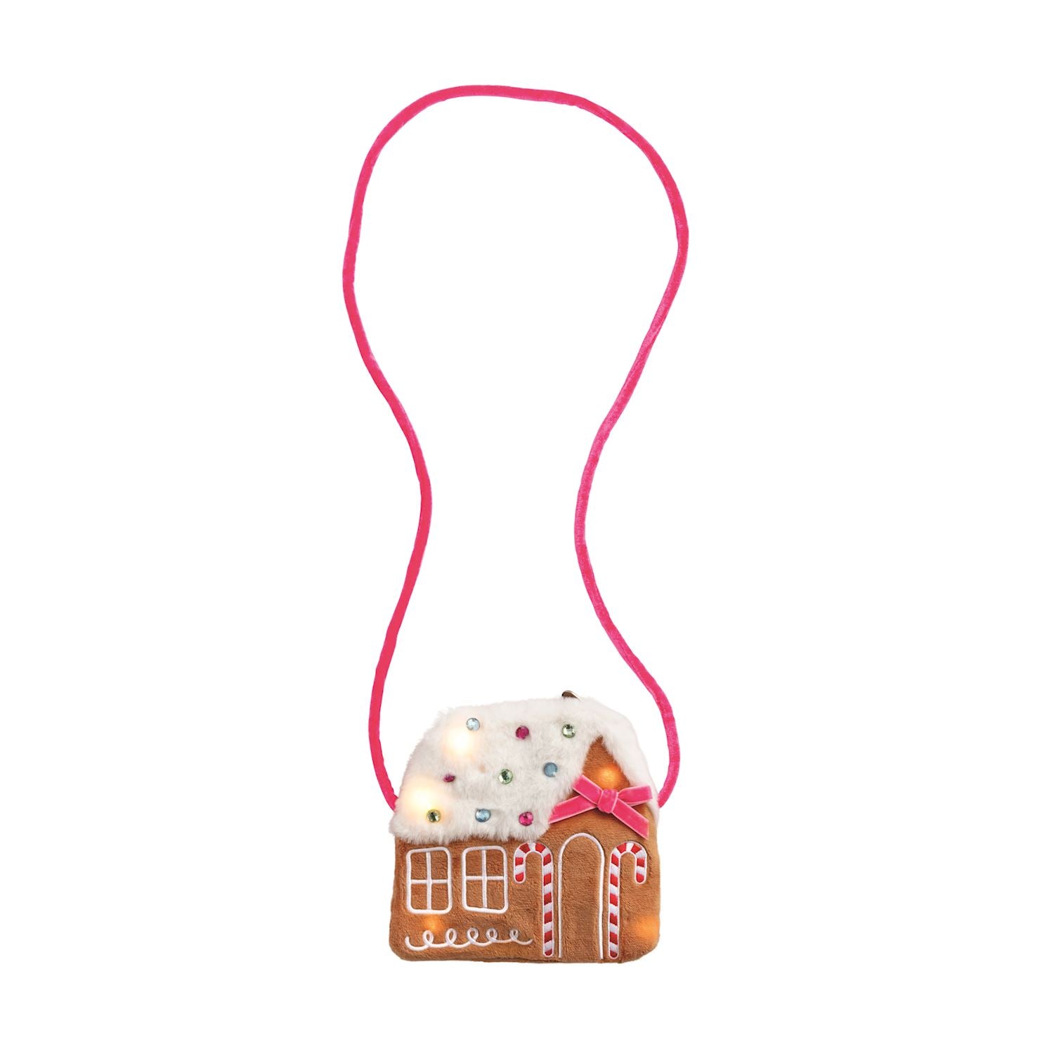 Mudpie | Gingerbread House Light-Up Purse