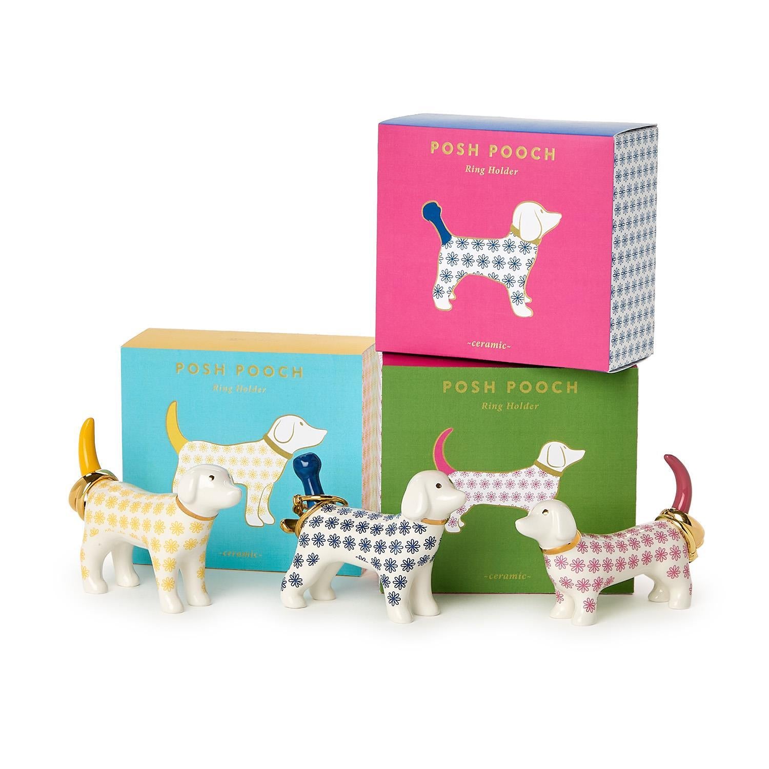 Two's Company | Dog Ceramic Ring Holder