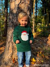 Mudpie | Green Santa Rollneck Sweater