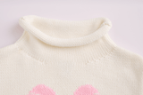 Mudpie | Bow Rollneck Toddler Sweater