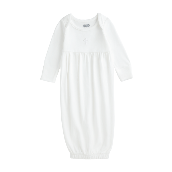 MudPie | Christening Crochet Cross Gown