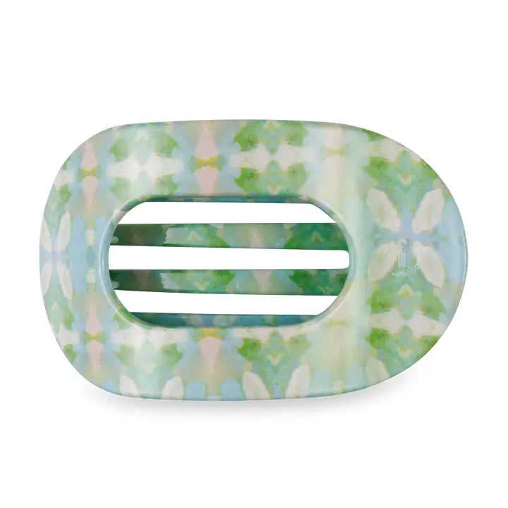 Teleties | Elephant Falls Large Flat Round Hair Clip