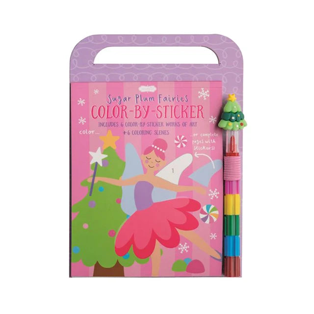 Mudpie | Christmas Color by Sticker Book