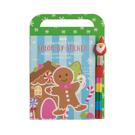 Mudpie | Christmas Color by Sticker Book