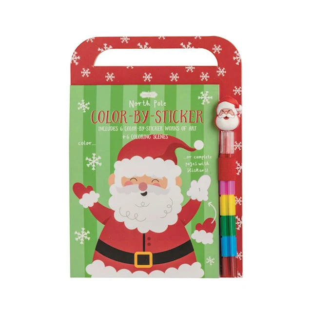 Mudpie | Christmas Color by Sticker Book