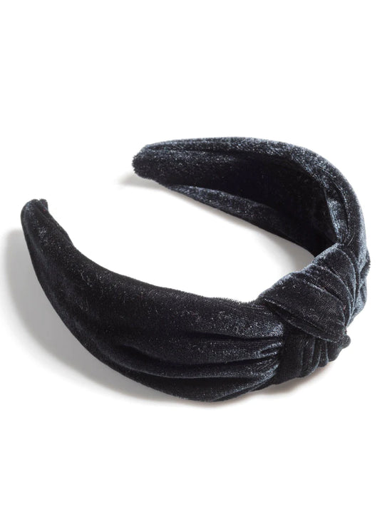 The Knotted Velvet Headband