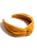The Knotted Velvet Headband