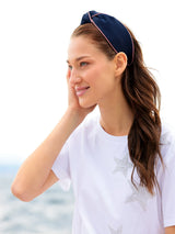 Shiraleah | Stripe Trim Knotted Headband