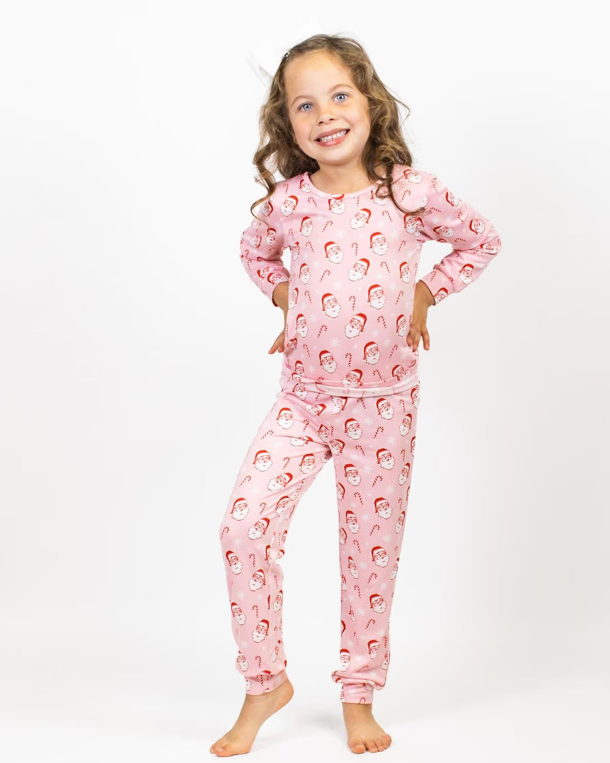 The Royal Standard | Kid's Candy Cane Cutie Long Sleeve Pajamas
