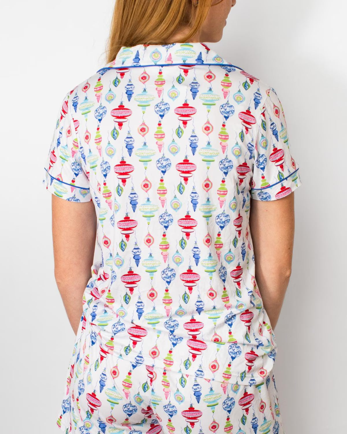 The Royal Standard | Whimsical Wonders Short Sleeve Button Up Sleep Shirt