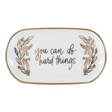 Glory Haus | You Can Do Hard Things Trinket Tray