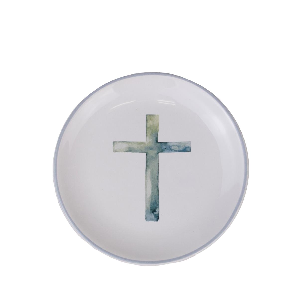 The Royal Standard | Watercolor Cross Trinket Dish