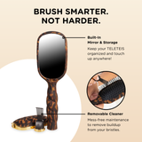 Teleties | Detangler Hair Brush for Fine Hair - Tortoise