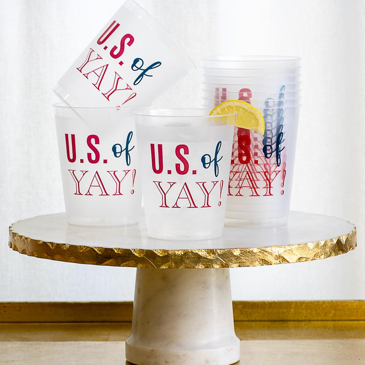 U.S. of Yay Party Cups