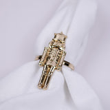 The Royal Standard | Nutcracker Napkin Rings, Set of 4