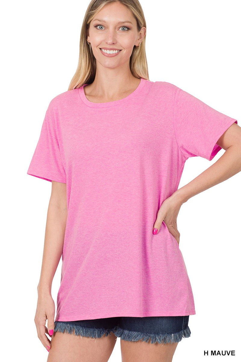 Boyfriend Round Neck Tee