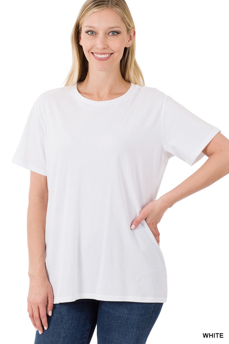 Boyfriend Round Neck Tee