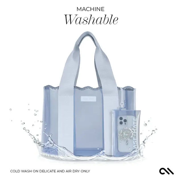 Case-Mate | Carolina Blue Crochet Wave Jelly Tote Bag