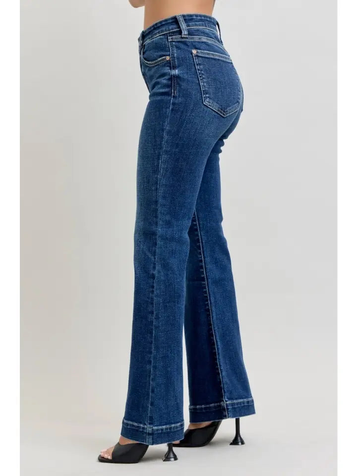 Judy Blue | High Waisted Petite Trouser Flare