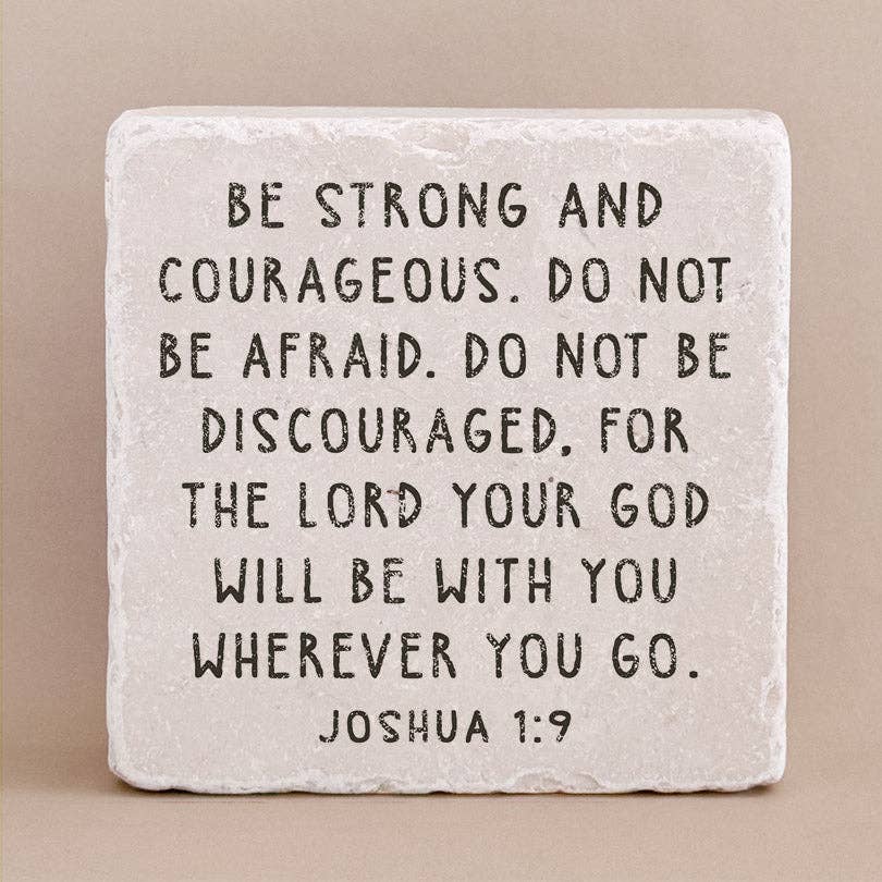 Twelve Stone Art - 572 | Joshua 1:9 - Small