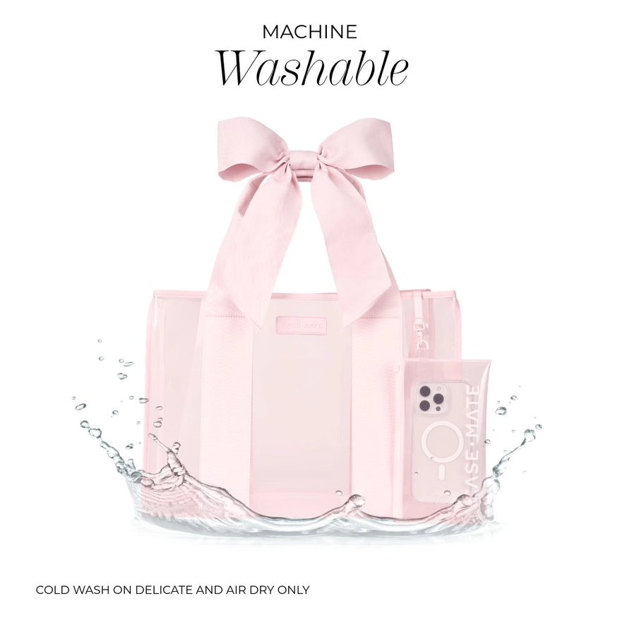 Case-Mate | Ballet Pink Bow Jelly Tote Bag