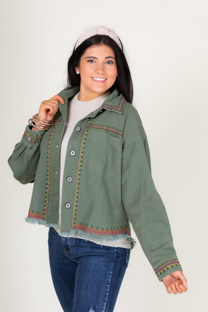 The Maya Twill Jacket – Madisons on Main