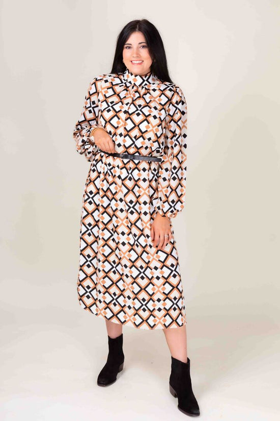 The Johanna Geometric Print Dress (Final Sale)