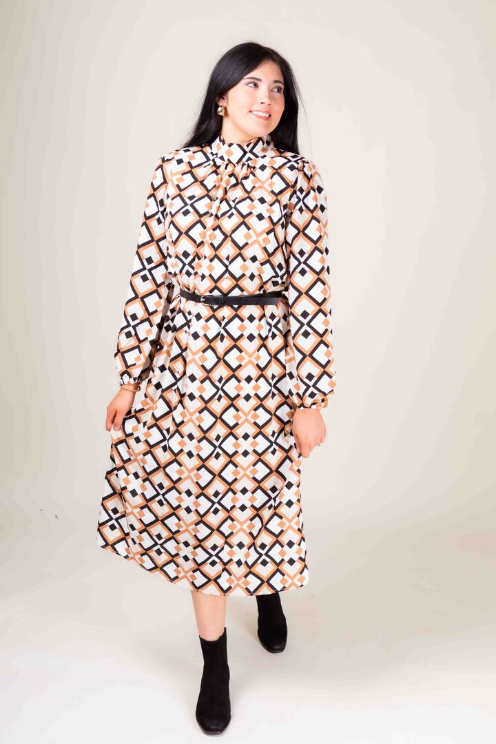 The Johanna Geometric Print Dress (Final Sale)