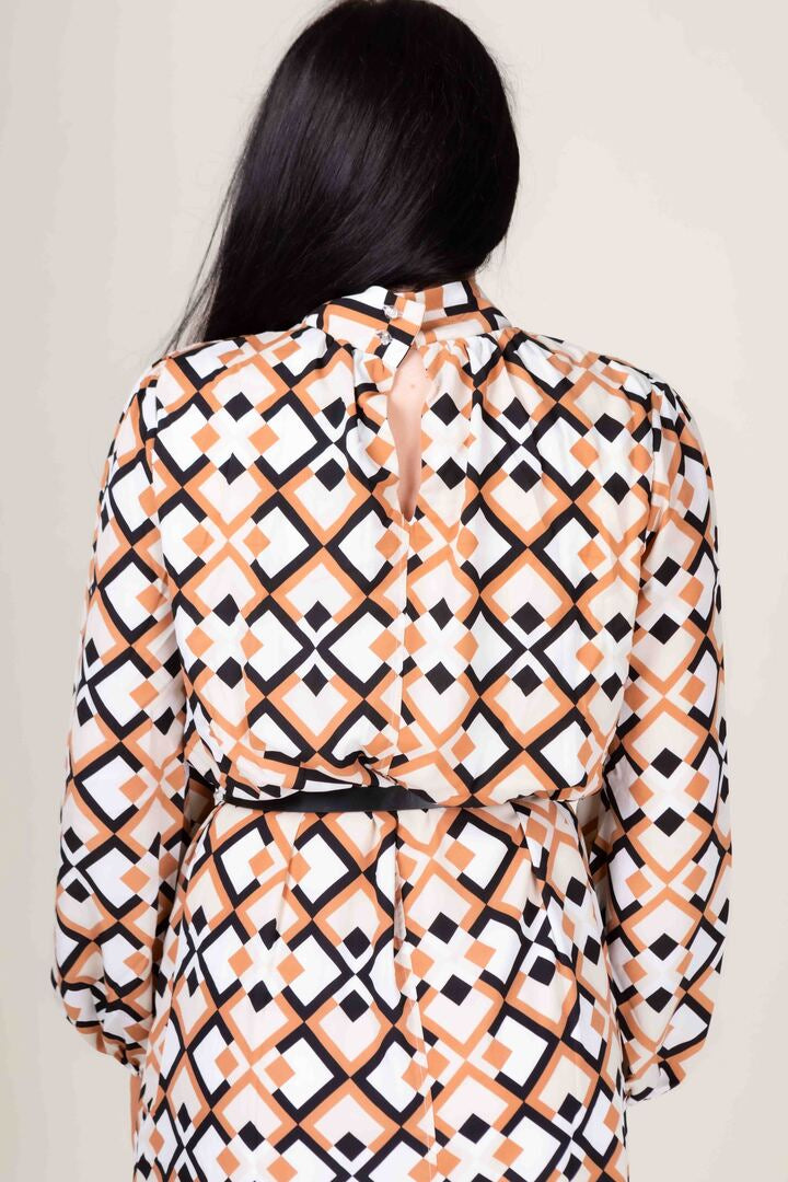 The Johanna Geometric Print Dress (Final Sale)