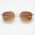 Freyrs | Weston Acetate Round Unisex Sunglasses-Light Pink/Brown