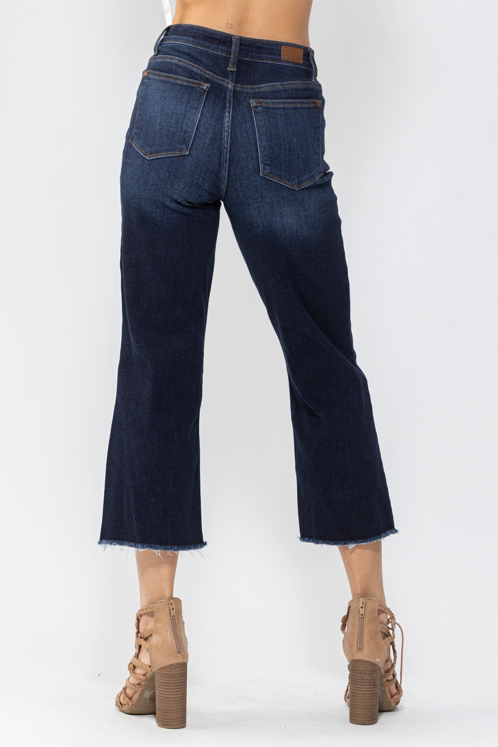 Judy Blue | High Waist Cropped Wide Leg Jeans