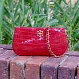 Caroline Hill | Livi Crossbody - Red Patent EC