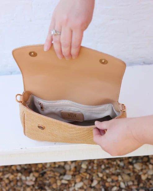 Caroline Hill | Sinclair Quilted Crossbody Natural VQ