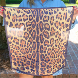 Caroline Hill | Dixie Leopard Print Scarf - Brown