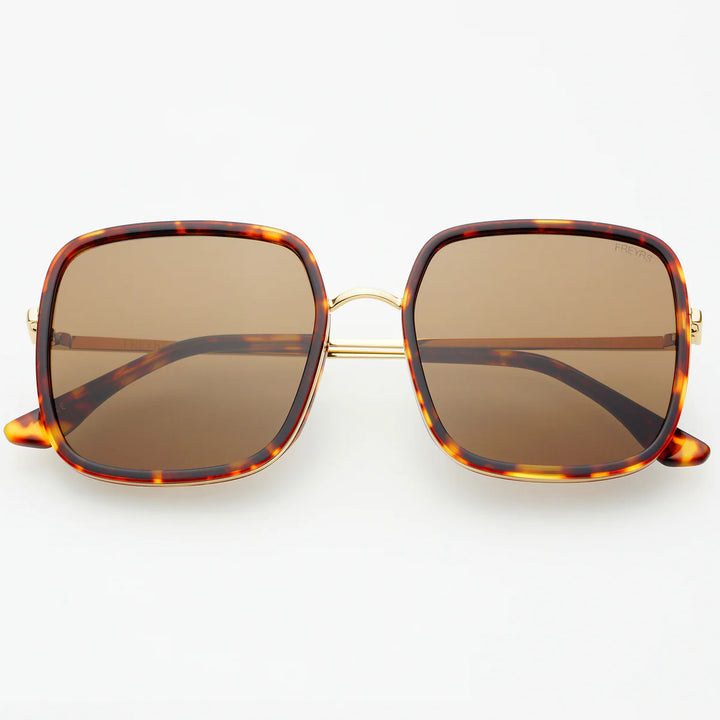 Freyrs | Cosmo Womens Square Sunglasses - Dark Tortoise