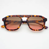 Freyrs | Addison Acetate Unisex Aviator Sunglasses-Sunset