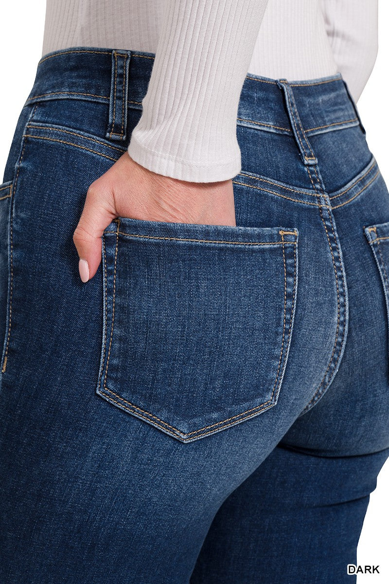 High Waist Skinny Stretch Jeans (Final Sale)